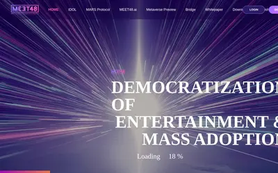 Website screenshot of MEET48 (2026-05-22)