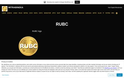 Website screenshot of RUBC (2026-05-22)