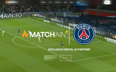 Website screenshot of Matchain (2026-05-20)