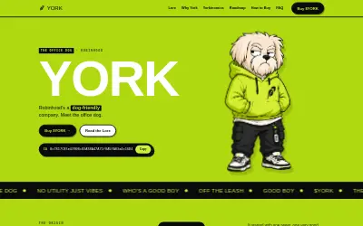 Website screenshot of The Office Dog (2026-07-15)