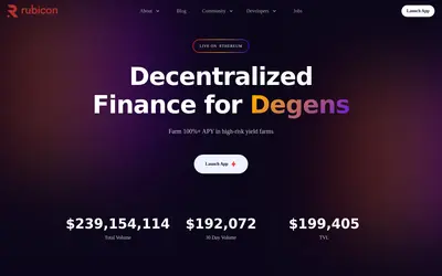 Website screenshot of Rubicon (2026-04-25)