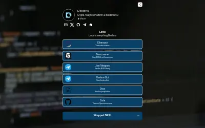 Website screenshot of Dexlens (2026-06-03)