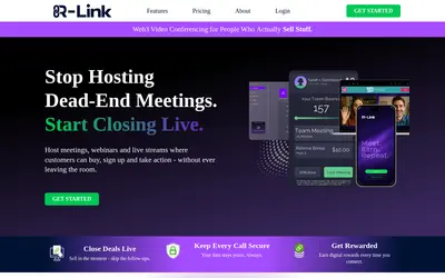 Website screenshot of Rally (2026-05-20)