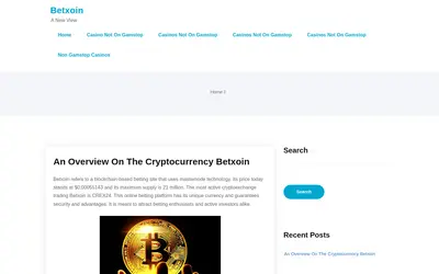Website screenshot of Betxoin (2026-05-22)
