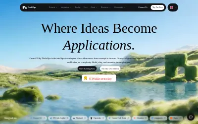 Website screenshot of NodeOps (2026-06-03)