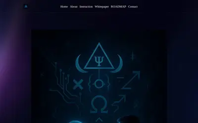 Website screenshot of Recursive Sigil Protocol (2026-04-22)