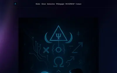 Website screenshot of Recursive Sigil Protocol (2026-05-22)