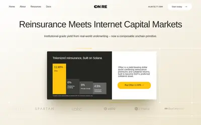 Website screenshot of ONyc (2026-05-22)