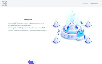 Website screenshot of Neobytes (2026-05-20)