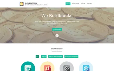 Website screenshot of BlakeBitcoin (2026-05-22)