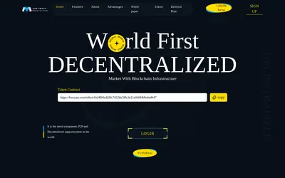 Website screenshot of Meta Smart Token (2026-04-24)