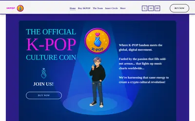 Website screenshot of OFFICIAL K-POP (2026-05-19)