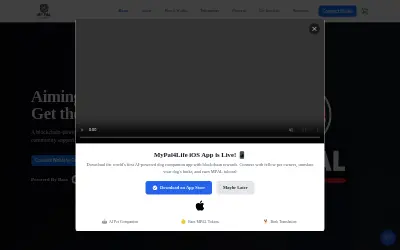 Website screenshot of MyPal4Life (2026-06-03)