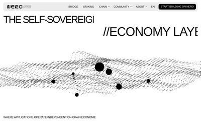 Website screenshot of NERO Chain (2026-05-22)