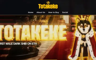 Website screenshot of Totakeke (2026-04-26)