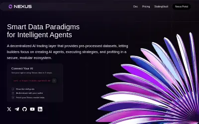 Website screenshot of OlaXBT (2026-05-28)