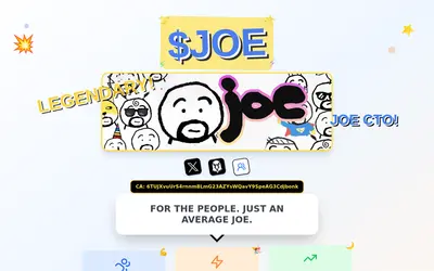 Website screenshot of Joe (2026-05-20)