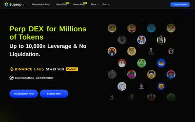 Website screenshot of Supcoin (2026-05-21)
