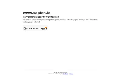 Website screenshot of Sapien (2026-05-28)