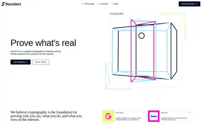 Website screenshot of Succinct (2026-05-22)