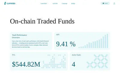 Website screenshot of staked USD1+ (2026-05-20)