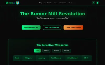 Website screenshot of Gordon AI (2026-04-24)