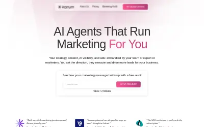 Website screenshot of Karum (2026-06-03)