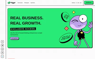 Website screenshot of Hypr (2026-05-21)