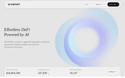 Website screenshot of INFINIT (2026-04-25)