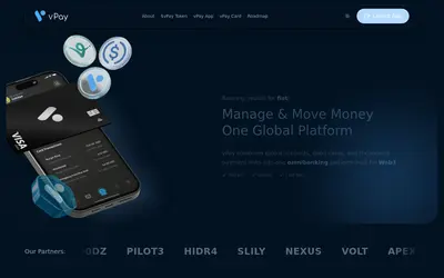 Website screenshot of VPay (2026-04-21)