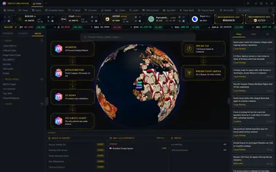 Website screenshot of META FINANCIAL AI (2026-04-25)