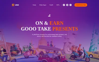 Website screenshot of UGO Token (2026-06-03)