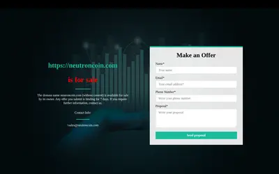Website screenshot of Neutron (2026-05-21)