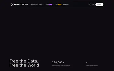 Website screenshot of XPIN Network (2026-05-20)