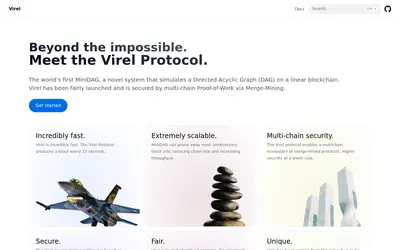 Website screenshot of Virel (2026-04-26)