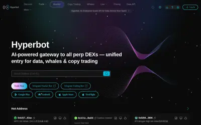 Website screenshot of Hyperbot (2026-05-20)