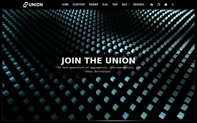 Website screenshot of Union (2026-06-03)