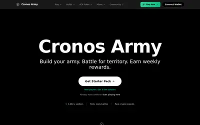 Website screenshot of Cro Army (2026-04-25)