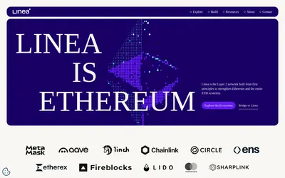 Website screenshot of Linea (2026-05-21)