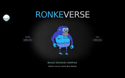 Website screenshot of RONKE (2026-05-19)