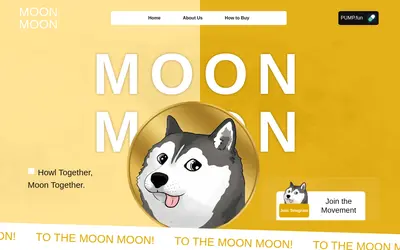 Website screenshot of Moon Moon (2026-04-22)
