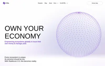 Website screenshot of STBL (2026-05-22)