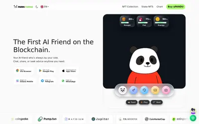 Website screenshot of Pandu Pandas (2026-04-25)