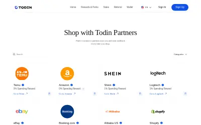 Website screenshot of Todin (2026-05-28)