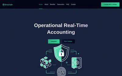 Website screenshot of Orta Chain (2026-04-26)