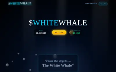 Website screenshot of The White Whale (2026-05-28)