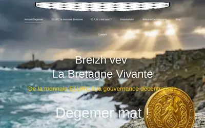 Website screenshot of eLur-coin (2026-05-21)