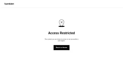 Website screenshot of OpenEden (2026-06-03)
