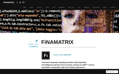Website screenshot of Finamatrix (2026-05-21)