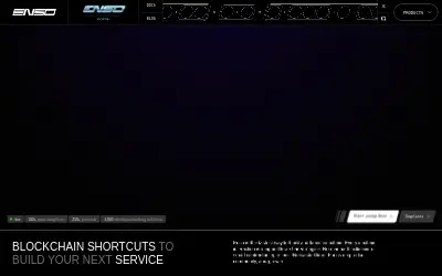 Website screenshot of Enso (2026-06-24)